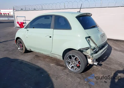 2012 Fiat 500 Sport из США, поврежденный, VIN 3C3CFFBR8CT207709